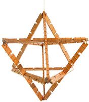 Therapeutic Merkabah - Relax Mind & Heal Body by Induction - Get a Complete Kit - Built it Easilly - 59 cm Pine Wood, Copper Wire, and Parsley Seeds - Includs Book"Why Merkabah Works?" - from Israel
