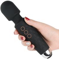Wand Massager for Women,Handheld Personal Cordless Waterproof USB Rechargeable Therapeutic Massager Powerful Bullet Vibrate on Neck Back Foot Hand Pains Muscle Aches Sports Recovery