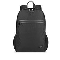 SOLO New York Varsity Line Backpack for Women and Men. Fits 15.6-inch Laptop and Notebook Perfect for Travel, School and College -Black