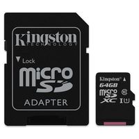 Carte Mémoire Kingston 64Go Micro SD XC Compatible Sony Xperia Z Ultra Mobile