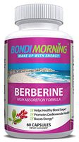 Berberine HCL Supplement, High Potency 1200mg Per Serving, for Blood Sugar & Cardiovascular Support, Powerful Vegan, Gluten Free, Non-GMO Complex for Weight Loss, 60 Capsules