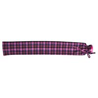 Warmies PVC Extra Long Hot Water Bottles with Fabric Sleeve, 78cm x 12cms (Approx), Purple Tartan