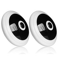 UGI Mini 360 Degree Fisheye Panoramic IP Camera 960P Wireless WiFi Security Camera Super Wide Angle with Night Vision 2-Way-Audio for Kids & Pets Home Security Camera System