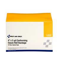 First Aid Only 5-6800 Stretch Gauze Bandage, 4 yds Length x 4 Width (Box of 24)