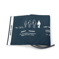 Huapa Pressure Single Tube Cuff Neonatal/Infant/Child/Adult/Veterinary Blood Pressure Cuff for Patient Monitor Pressure Cuff(Thigh)