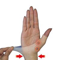 Asdomo Wrist Brace, Gel Wrist Support Braces, Magnetic Therapy Wrist Hand Thumb Support Gloves Silicone Gel Arthritis Pressure Corrector Massage Pain Relief Gloves (1 PCS)