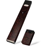Skinit Decal Wrap for Juul E-Cigarette - Officially Licensed Skinit Originally Designed Botanical Flourish Sepia Design