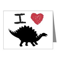 Note Cards (20 Pack) I Love Dinosaurs - Stegosaurus