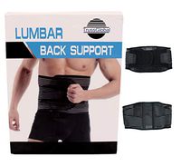 Adjustable Lumbar Lower Back Support Immediate Pain Relief - Breathable and Lightweight Material w/Adjustable Wide Support Straps Best for Lifting, Work, Gym, Posture, Extreme Activities.