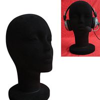 Fullfun Female Foam Head Model, Wig Glasses Display Stand