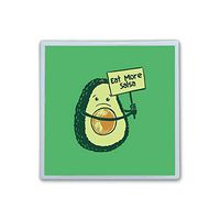 Contact Lens Box Holder Container Case Storage Eyecare Kit - Avocado Eat More Salsa