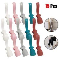 XHSP 15 Pcs Lazy Shoes Helpe,Shoe Lifting Helper Easy on Easy Off,Portable Travel Handled Shoe Horn, Sock Slider Handled Shoe Horn for Seniors, Elderly, Disabled 2020 New