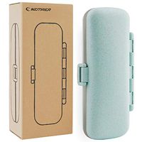 Pill Organizer - 7 Compartments Travel Pill Case for Pocket or Purse Daily Pill Box for Vitamin Fish Oil Supplements