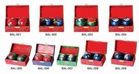 Assortment of One Dozen (12) #5 Chinese Healthy Exercise Massage Metal Balls