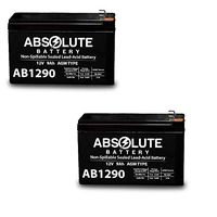 2 Pack AB1290 12V 9AH SLA Battery Replacement for BB SH1228W
