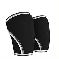 Knee Sleeves, 7mm Compression Knee Brace Support for Weightlifting, Squatting and Cross-Fit Training, Women and Men, 1 Pair,M