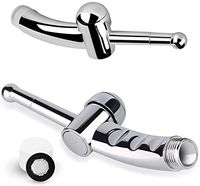 Shower Enema Douche 7 Holes Anal Cleansing Colonic Douche System Confidence Enema Shower Angle Wand Water Nozzle Anus Rinse Vaginal Cleaning Tool Kit for Men and Women