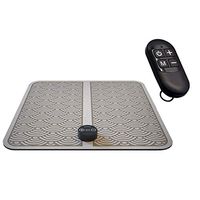 A&DW EMS Physiotherapy Massager/Massage Cushion,15-Speed Intensity Adjustment USB Charging Vibration Foot Pedicure Machine Full Foot Massage Experience