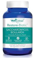 Nutricology Saccharomyces Boulardii - 60 Vegetarian Capsules 