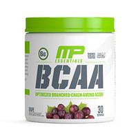 MP Essentials BCAA Powder, 6 Grams of BCAA Amino Acids, Post-Workout Recovery Drink for Muscle Recovery and Muscle Building, Valine Powder, BCCA Post-Workout, Grape, 30 Servings