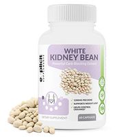 All Natural White Kidney Bean Extract, 1200mg – Powerful Carb Blocker – Weight Loss Pills – Made in USA - 1 Month