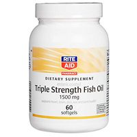 Rite Aid Fish Oil, Triple Strength, 1500 mg, 60 softgels