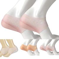 Nicknocks Height Increase Insoles, Shoes Insole, 1Pair Invisible Height Increased Insoles Silicone Heel Socks for Women Men