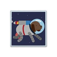 Contact Lens Box Holder Container Case Storage Eyecare Kit -Space Grey Dog