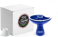U Pick Color: Authentic Ultra Premium Beamer Xtra Wide Centered Hole Bowl + Grommet + Beamer Smoke Limited Edition Sticker. Comes Bubble Wrapped in Box (Blue)
