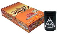 Herb Airtight Container Fresh Kettle with Juicy Jay's Peaches & Cream 1.25 Flavored Hemp Rolling Papers 24 Count Box DC Crafts Nation- Illuminati