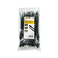 SecuriTie CTPM8-50100UVB Fir Tree Push-Mount Cable Ties, 17 Inch., 50 Lbs. Tensile Strength, Wire & Cord Management / Industrial / Household Use, Nylon Zip Tie, 100 Pk, UV Black