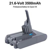Heilsa Vacuum Cleaner Adapter for Dyson V8 Coreless Vacuum Handheld 21.6V 3500mAh Lithium Battery Replacement Battery