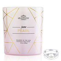 Fragrant Jewels Ruby July Birthstone Candle with Collectible Ring (Size 5-10)