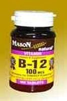 Mason Vitamins Mason B 12 100mcg Tablets