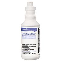 Diversey 94476081 Crew Super Blue Mild Acid Bowl Cleaner, Citrus, 32oz Squeeze Bottle,12/Carton