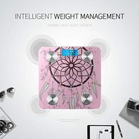 Colorful Dream Catcher Smart Fitness Weighing Scales Digital Scales Body Tracks 8 Key Compositions Analyzer Sync with Fitness Apps 400 Lbs