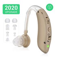 Hearing Amplifier, Rechargeable Hearing Amplifiers Personal Hearing Amplifier Device, 4 Channels Noise Reduction Digital Hearing Aid Amplifier - FDA Approved Hearing Amplifiers for Seniors and Adults