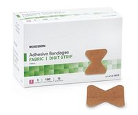 Medi-Pak Performance Adhesive Bandages - Fabric - Knuckle - 1 Box / 100 Per Box