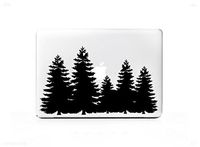 5 Wide Forest Trees Sticker Decal For MacBook Pro, PC, Laptop, Window, Car, or Wall