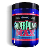 Gaspari Nutrition - SuperPump MAX - The Ultimate Pre Workout Powder, Sustained Energy Preworkout, Nitric Oxide Booster, Muscle Growth, Recovery & Replenishes Electrolytes - 40 Serving (Watermelon)