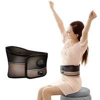 Wireless Heating Massage Waist Belt Relief Dysmenorrhea Abdominal Pain Moxibustion Heated Back Warmer Lumbar Vibration Wrap Lightweight Weight Loss Belly Fat Burner Lower for Men and Women