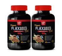 Omega 3 Fatty acids for Women - Organic Flaxseed Oil 1000 MG - Immune System Booster - linoleic Acid for Skin - 2B (200 Capsules)