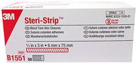 3M Steri-Strip Blend Tone Skin Closure 1/4" x 3" Box: 50