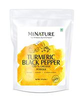 mi nature Turmeric Black Pepper Powder, Curcuma Longa with Piper nigrum, Promotes Healthy Stress and Inflammatory Response, Vegan, Gluten-Free, Non-GMO 227 Gram, 0.5 lb