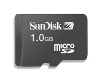 SanDisk 1 GB MicroSD Card (SDSDQ-1024-A10M, US Retail Package)