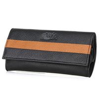 Pipe Tobacco Roll Up Pouch - Nappa+Camelo Leather - [Black+Tan]