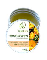 Calendula Salve (Marigold) Calming and Soothing Herbal Cream for Rashes, Eczema, Irritated Skin, Dry Skin and Chapped Skin 100 Ml / 3.4 Oz