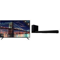 TCL 75R617 75-Inch 4K Ultra HD Roku Smart LED TV (2019 Model) with TCL Alto 5+ 2.1 Channel Home Theater Sound Bar with Wireless Subwoofer - TS5010