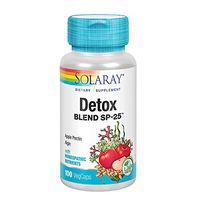 Solaray Detox Blend SP-25 VCapsules, 100 Count