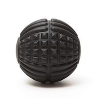 Spiky Massage Ball,Lacrosse Ball Trigger Point Massage for Foot Back Neck Balance Training Muscle Relax Health Care(Black)